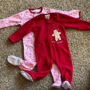 Carter’s Just One Year Holiday Footie PJs